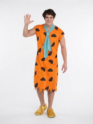 Fred Flintstone Halloween Costume - Adult Standard (Up to Size 44)
