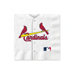 St. Louis Cardinals MLB Luncheon Napkins - 6.5 In. x 6.5 In.
