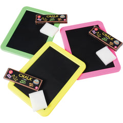 Blackboards W/Chalk & Erasers - 12 Count