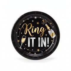 Celebrate New Year's 7" Round Paper Plates