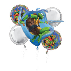 TMNT Mutant Mayhem Foil Balloon Bouquet