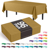 Premium Gold Plastic Table Cover | Case of 96