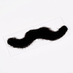 Black Self-Adhesive Moustache Party Favors - 12 Pack