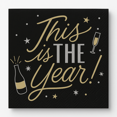 "This Is The Year" New Year's Eve Luncheon Napkins
