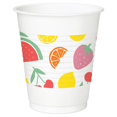 Tutti Frutti 18oz Plastic Cups - 25 Pack
