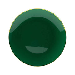 10 In. Green Classic Design Plates | 10 Count