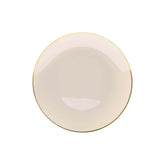8 In. Classic Ivory Design Plastic Plates | 120 Count