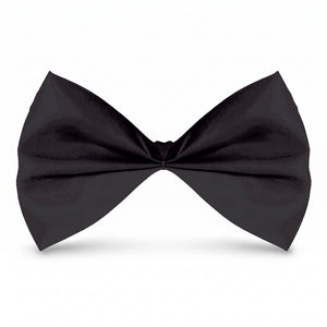 Classic Black Bow Tie Costume Accessory