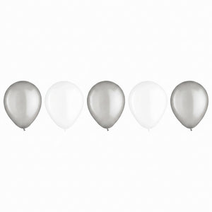 Platinum Mix Latex Balloons, 11-Inch, 15-Pack