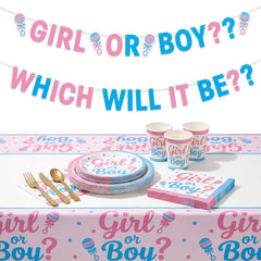 Gender Reveal Party Kit - For 16 Guests