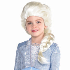 Disney Frozen 2 Elsa Wig with Braided Hair - One Size