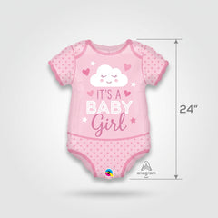 Baby Girl Onesie Super Shape Foil Balloon