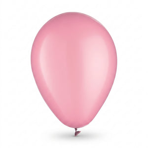 Bulk 9" New Pink Latex Balloons - 100 Count