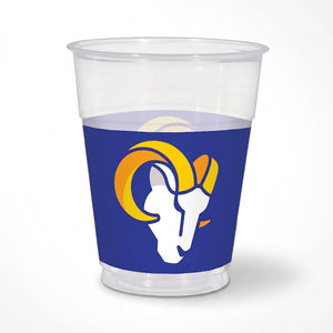 Los Angeles Rams 16oz Plastic Cups - 25 Pack