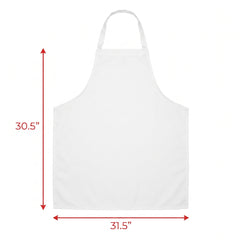 Disposable White Chef Apron for Catering and Everyday Use