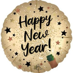 Sparkling Metallic New Year's Eve Balloon