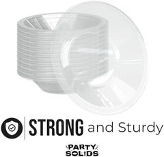 12 Oz. Clear Plastic Bowls | 50 Count