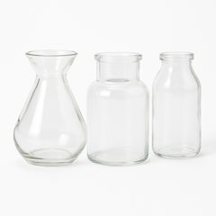 Elegant Glass Bottle Set - Perfect for Wedding Decor