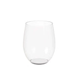 12 Oz. Clear Stemless Wine Glasses | 6 Count