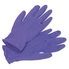 Halyard 55082 Powder Free M Purple Nitrile Gloves - 100 Count