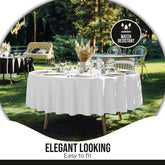 Premium White Table Cover 70" x 70"