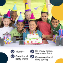 12 Oz. Silver Plastic Cups | Case of 600