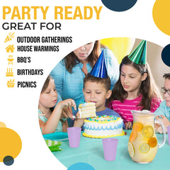 12 Oz. Lavender Plastic Cups | 16 Count