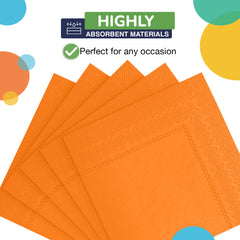 Orange Luncheon Napkins | 100 Count
