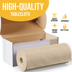 54 in. x 300 Ft. Cut To Size Table Roll | Ivory