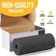54 in. x 100 Ft. Cut To Size Table Roll | Black