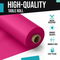 40 in. x 300 Ft. Premium Hot Pink Table Roll