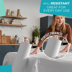 40 In. X 600 Ft. Premium White Table Roll