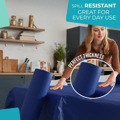 40 In. X 600 Ft. Premium Dark Blue Table Roll