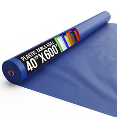 40 In. X 600 Ft. Premium Dark Blue Table Roll