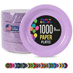 9 in. Lavender Paper Plates | Case of 1000