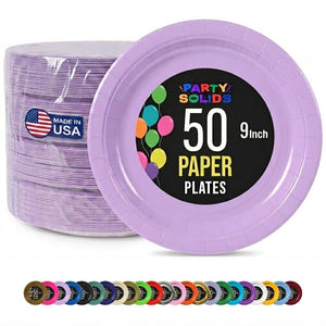 9 in. Lavender Paper Plates | 50 Ct.