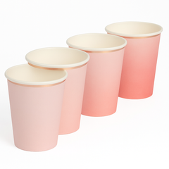 Rose Gold Foil Party Cups