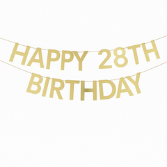 Bright Pastel Customizable Milestone Birthday Banner