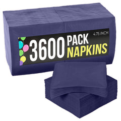 Navy Beverage Napkins | Case of 3600