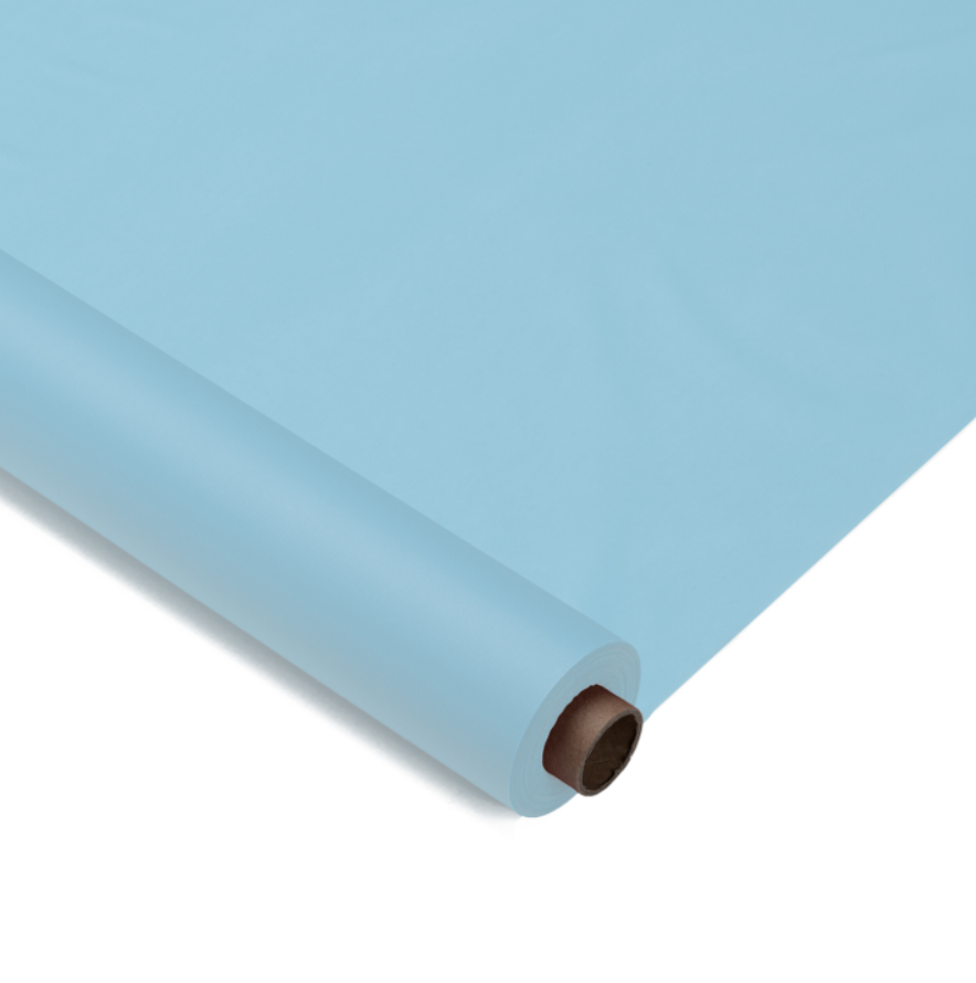 40 in x 300 ft premium light blue table roll 4 ct