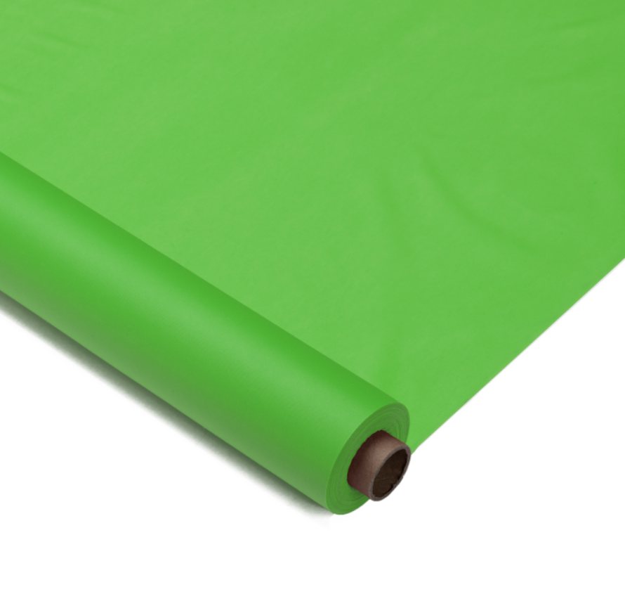 40 in x 300 ft premium lime green table roll 4 ct