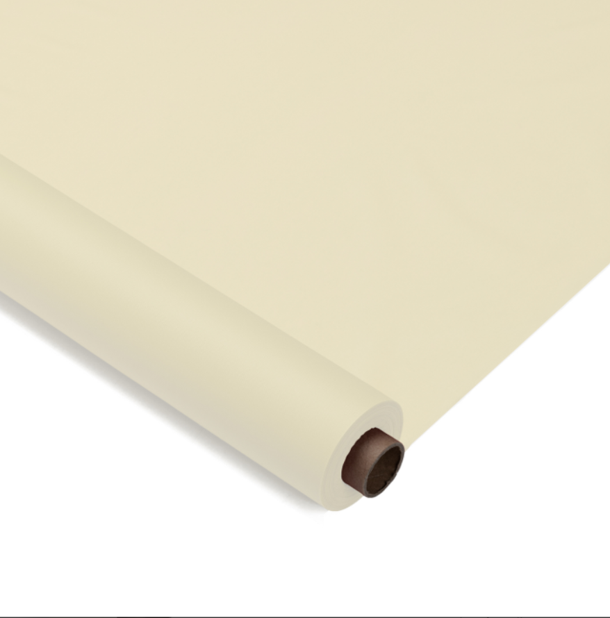 40 in x 300 ft premium ivory table roll 4 ct