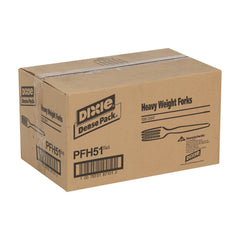 Dixie Heavy Weight Polypropylene Disposable Plastic Forks | 1000 Count