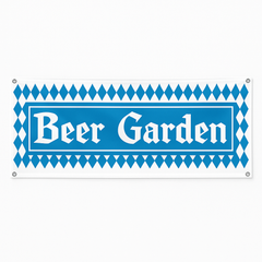 5FT Harvest Beer Garden Banner - Oktoberfest Fall Decor