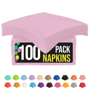 Pink Luncheon Napkins - 6.75 in. | 100 Count