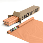 40 In. x 100 Ft. Peach Table Roll | Case of 6