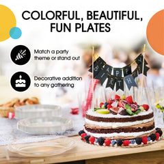10 in. Clear Plastic Plates | 20 Ct.