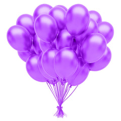 Unleashed - 12 In. Purple Balloons | 72 Count