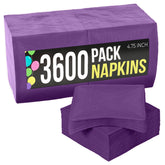 Purple Beverage Napkins | Case of 3600