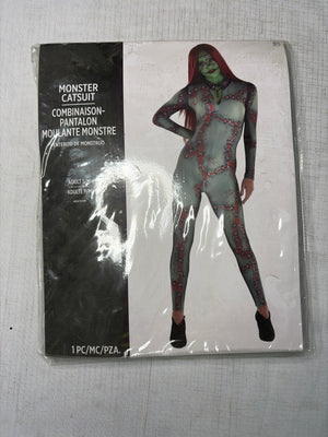 Stitched Monster Catsuit Costume - Women’s S/M - Adult S/M